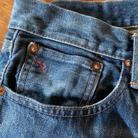 Polo Ralph Lauren Classic Fit Distressed Denim Jeans mens 30 x 32 Like New - Picture 2 of 9